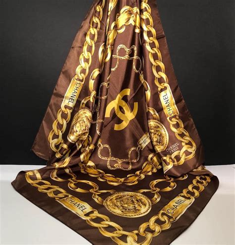 chanel scarf vintage jewel|Chanel scarf outlet.